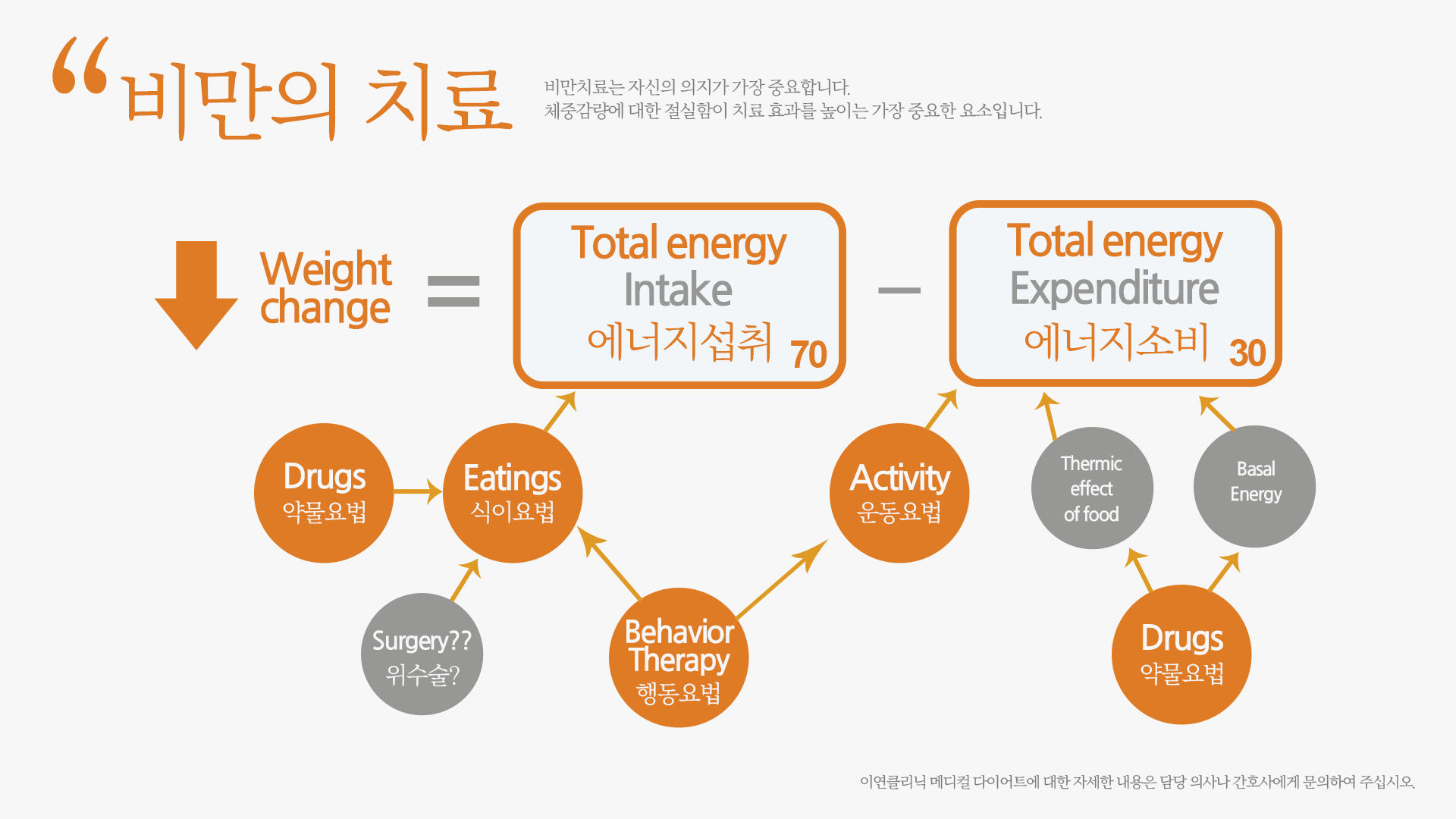 비만 치료의 원리